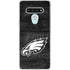 NFL Philadelphia Eagles Black & White LG Stylo 6 Clear Case