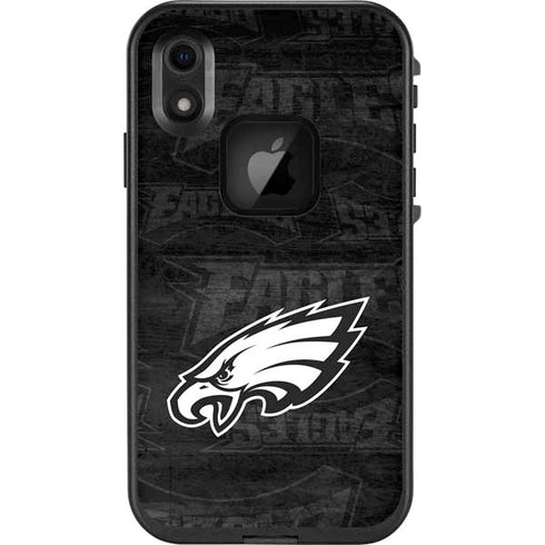 NFL Philadelphia Eagles Black & White LifeProof Fre iPhone Skin