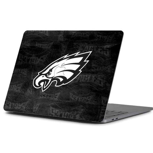 NFL Philadelphia Eagles Black & White Apple MacBook Pro 13-inch Skin