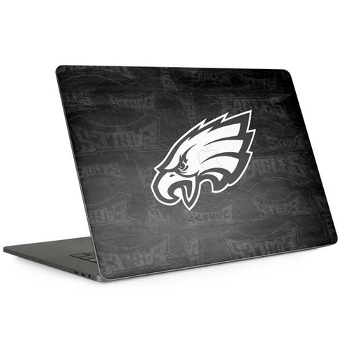 NFL Philadelphia Eagles Black & White Apple MacBook Pro 15-inch Skin
