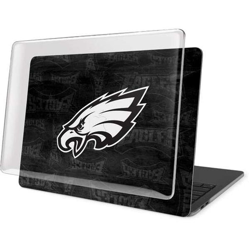 NFL Philadelphia Eagles Black & White MacBook Pro 15in (2016-19) Case plus Skin