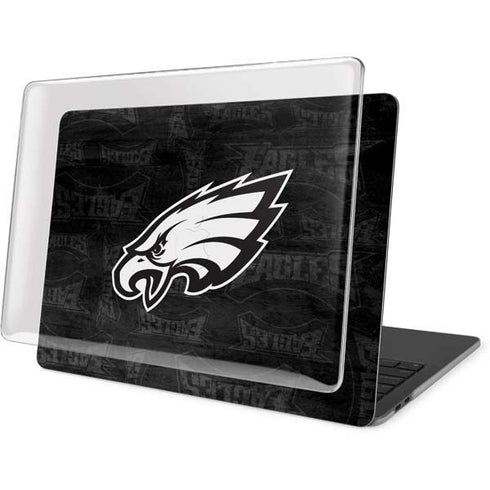 NFL Philadelphia Eagles Black & White MacBook Pro 16in (2019-20) Case plus Skin