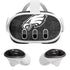 NFL Philadelphia Eagles Black & White Meta Quest 3 Skin