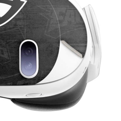 NFL Philadelphia Eagles Black & White Meta Quest 3 Skin