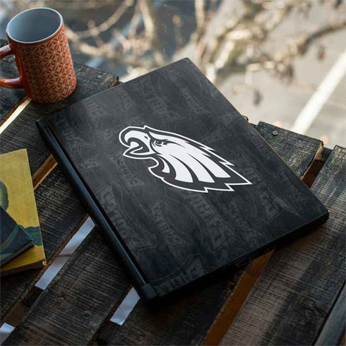 NFL Philadelphia Eagles Black & White MSI GS65 Stealth Laptop Skin
