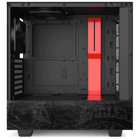 NFL Philadelphia Eagles Black & White NZXT H510 Compact ATX Mid-Tower Case Skin