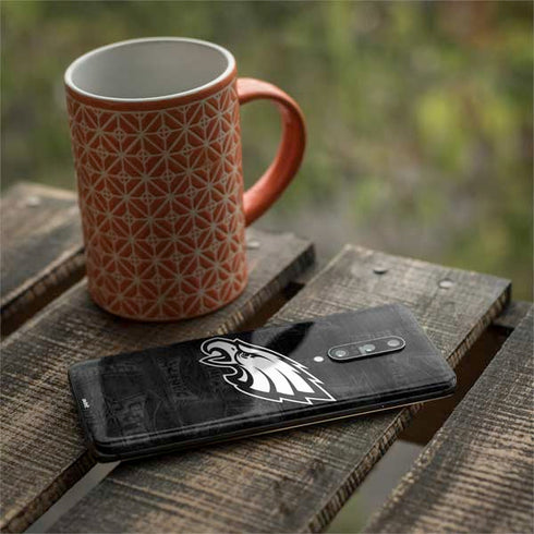 NFL Philadelphia Eagles Black & White OnePlus 7 Pro Skin
