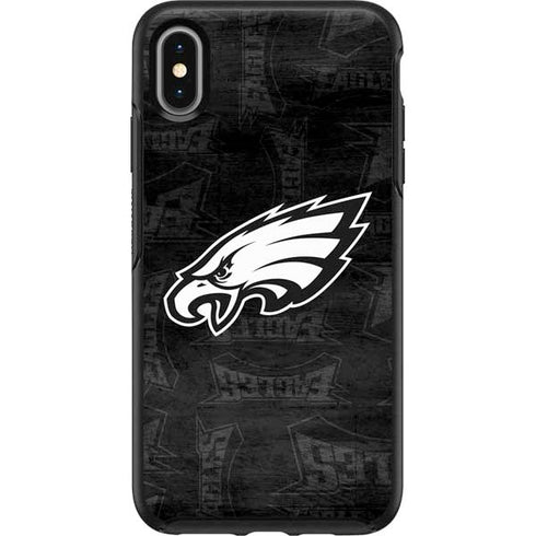 NFL Philadelphia Eagles Black & White Otterbox Symmetry iPhone Skin
