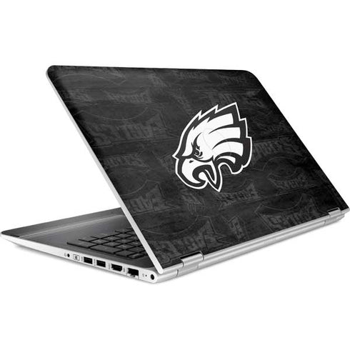 NFL Philadelphia Eagles Black & White HP Pavilion Skin