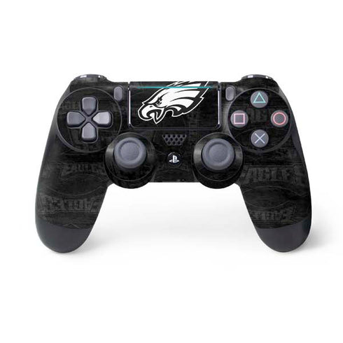 NFL Philadelphia Eagles Black & White PS4 Pro/Slim Controller Skin