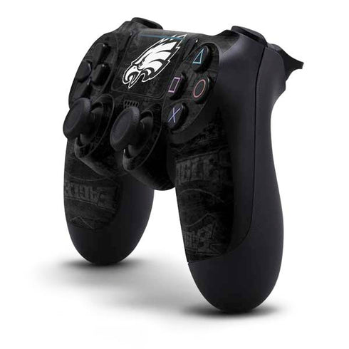 NFL Philadelphia Eagles Black & White PS4 Pro/Slim Controller Skin