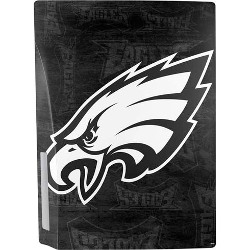 NFL Philadelphia Eagles Black & White PS5 Bundle Skin