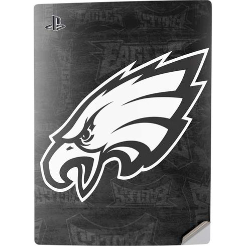 NFL Philadelphia Eagles Black & White PS5 Digital Edition Console Skin