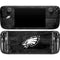 NFL Philadelphia Eagles Black & White Steam Deck Handheld Gaming Computer Skin