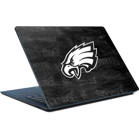 NFL Philadelphia Eagles Black & White Surface Laptop Skin