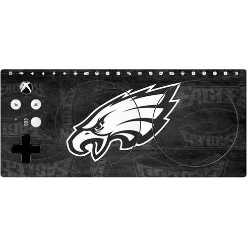 NFL Philadelphia Eagles Black & White Xbox Adaptive Controller Skin