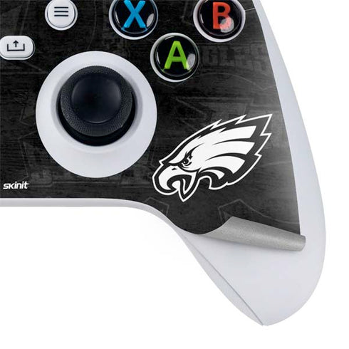 NFL Philadelphia Eagles Black & White Xbox Series S Bundle Skin