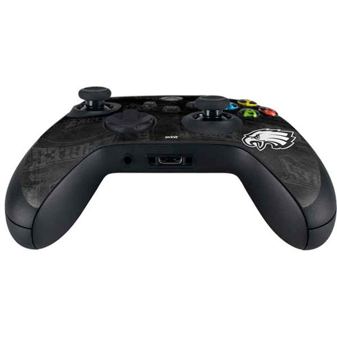 NFL Philadelphia Eagles Black & White Xbox Series X Controller Skin