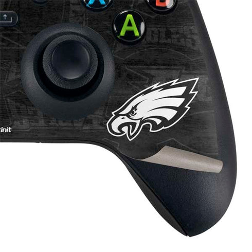NFL Philadelphia Eagles Black & White Xbox Series X Controller Skin