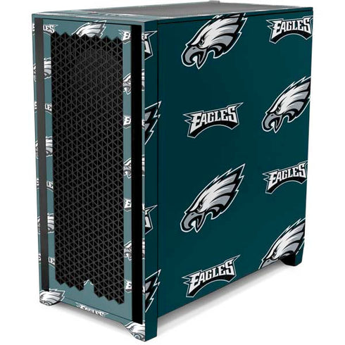 NFL Philadelphia Eagles Blitz Series Corsair 4000D Tempered Glass Mid-Tower ATX Case Skin