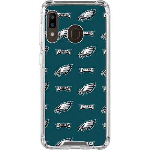 NFL Philadelphia Eagles Blitz Series Galaxy A30 Clear Case