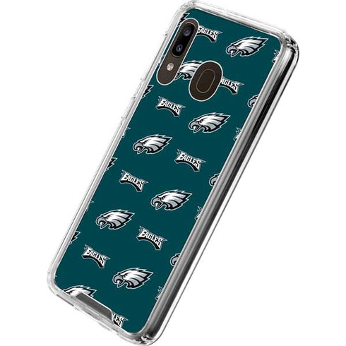 NFL Philadelphia Eagles Blitz Series Galaxy A30 Clear Case