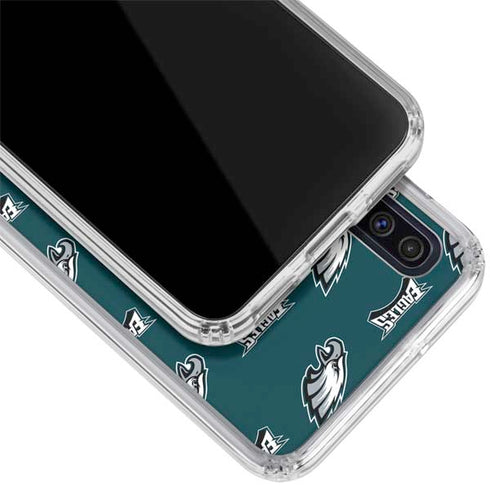 NFL Philadelphia Eagles Blitz Series Galaxy A50 Clear Case