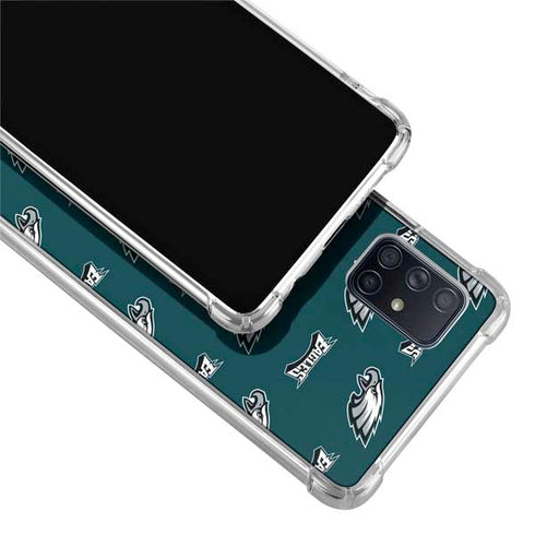 NFL Philadelphia Eagles Blitz Series Galaxy A71 5G Clear Case