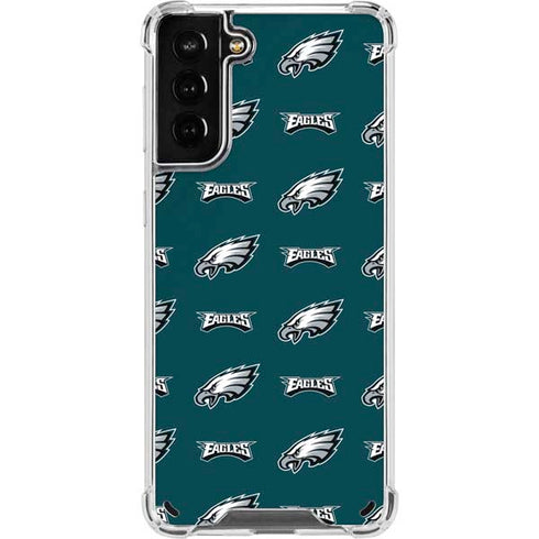 NFL Philadelphia Eagles Blitz Series Galaxy S21 Plus 5G Clear Case