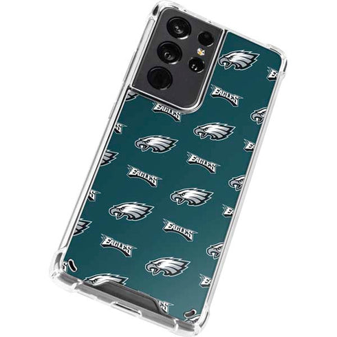 NFL Philadelphia Eagles Blitz Series Galaxy S21 Ultra 5G Clear Case