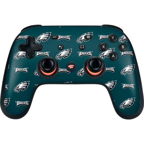 NFL Philadelphia Eagles Blitz Series Google Stadia Controller Skin
