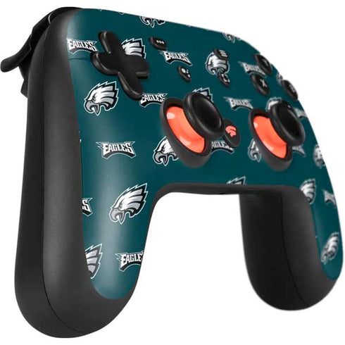 NFL Philadelphia Eagles Blitz Series Google Stadia Controller Skin