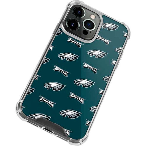 NFL Philadelphia Eagles Blitz Series iPhone 14 Pro Clear Case
