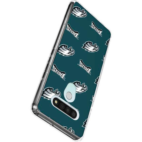 NFL Philadelphia Eagles Blitz Series LG Stylo 6 Clear Case