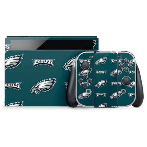 NFL Philadelphia Eagles Blitz Series Nintendo Switch OLED (2021) Skin