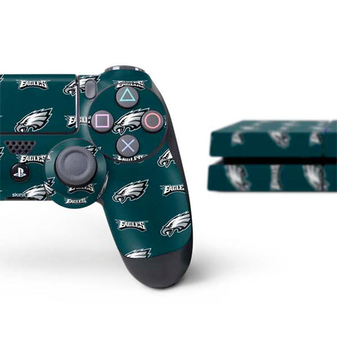 NFL Philadelphia Eagles Blitz Series PS4 Console and Controller Bundle Skin
