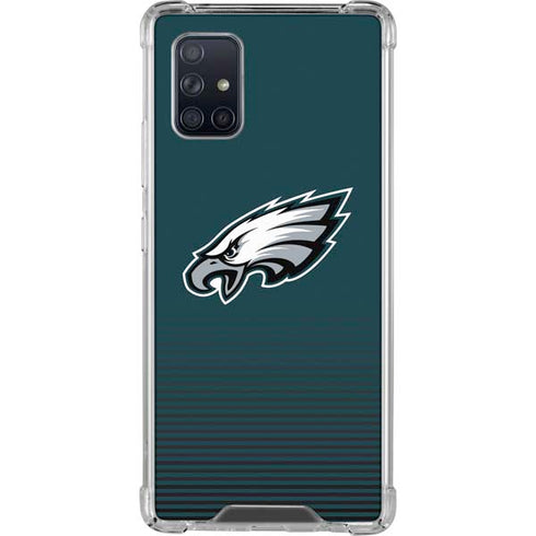 NFL Philadelphia Eagles Breakaway Galaxy A71 5G Clear Case
