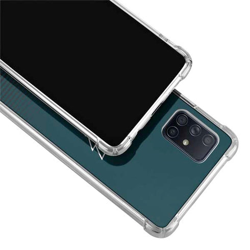 NFL Philadelphia Eagles Breakaway Galaxy A71 5G Clear Case