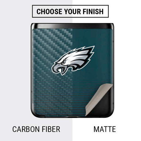 NFL Philadelphia Eagles Breakaway Galaxy Z Flip Skin