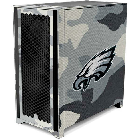 NFL Philadelphia Eagles Camo Corsair 4000D Tempered Glass Mid-Tower ATX Case Skin