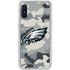 NFL Philadelphia Eagles Camo Galaxy A10e Clear Case