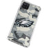 NFL Philadelphia Eagles Camo Galaxy A12 Clear Case