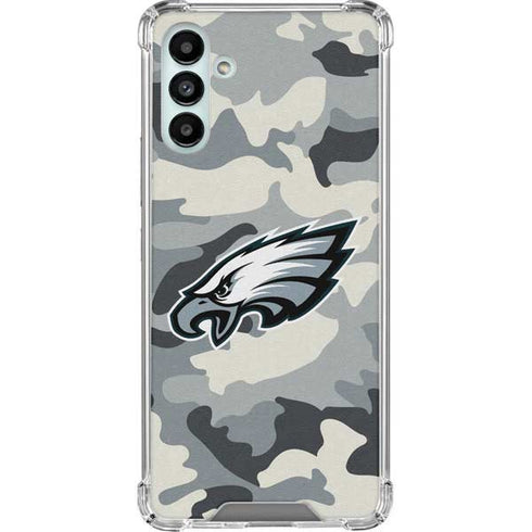 NFL Philadelphia Eagles Camo Galaxy A13 5G Clear Case
