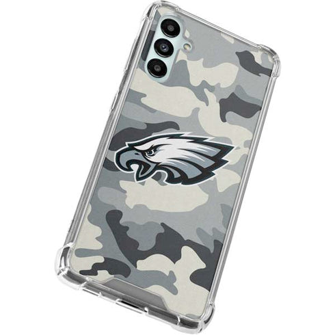 NFL Philadelphia Eagles Camo Galaxy A14 5G Clear Case
