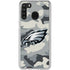 NFL Philadelphia Eagles Camo Galaxy A21 Clear Case