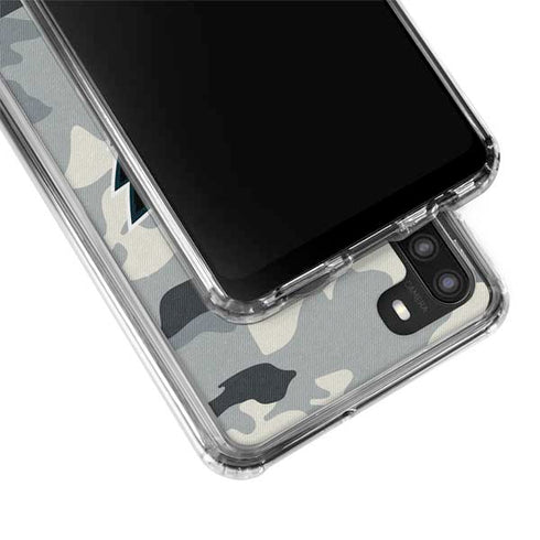 NFL Philadelphia Eagles Camo Galaxy A21 Clear Case