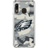 NFL Philadelphia Eagles Camo Galaxy A30 Clear Case