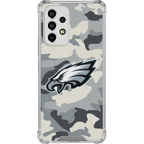 NFL Philadelphia Eagles Camo Galaxy A53 5G Clear Case