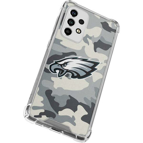 NFL Philadelphia Eagles Camo Galaxy A53 5G Clear Case