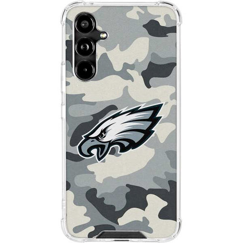 NFL Philadelphia Eagles Camo Galaxy A54 5G Clear Case